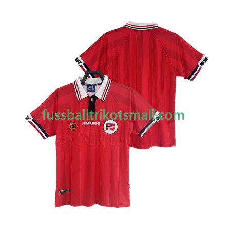 Fußballtrikots Norwegen Retro 1998 Kurzarm Heimtrikotsatz kaufen